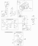 Camshaft Crankshaft Cylinder Engine Sump Gasket Set - Engine Piston Rings Connecting Rod Diagram and Parts List for 28BH76-0114-E1  Briggs and Stratton Engine